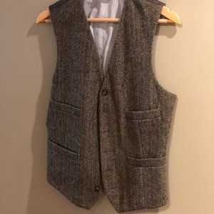 Lot of Two Vests (Tweed and Cord) Small